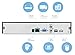 Amcrest NV2108-HS 4K 8CH NVR 4K Network Video Recorder, 8-Channels, No PoE Ports, Supports 8 x 8MP IP Cameras, Supports up to 6TB HDD (Not Included)