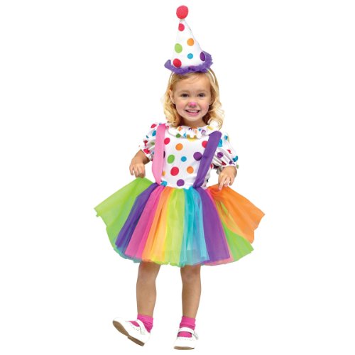 Disfraz de payaso Girls Big Top Fun talla XL 4/6 miniatura 1