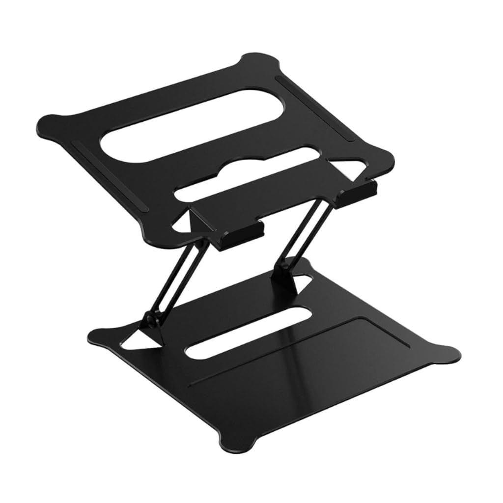 Soporte para portátil en forma de Z de aleación de aluminio para tableta, soporte de refrigeración plegable portátil para portátil de 10 a 17 pulgadas