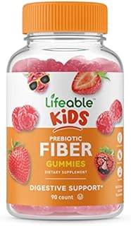 Lifeable Prebiotic Fiber Supplement Gummies for Kids - 5g - Great Tasting Natural Flavored Gummy - Gluten Free, Vegetarian, GMO Free Chewable - for Children, Teen, Toddler - 90 Gummies - 45 Doses