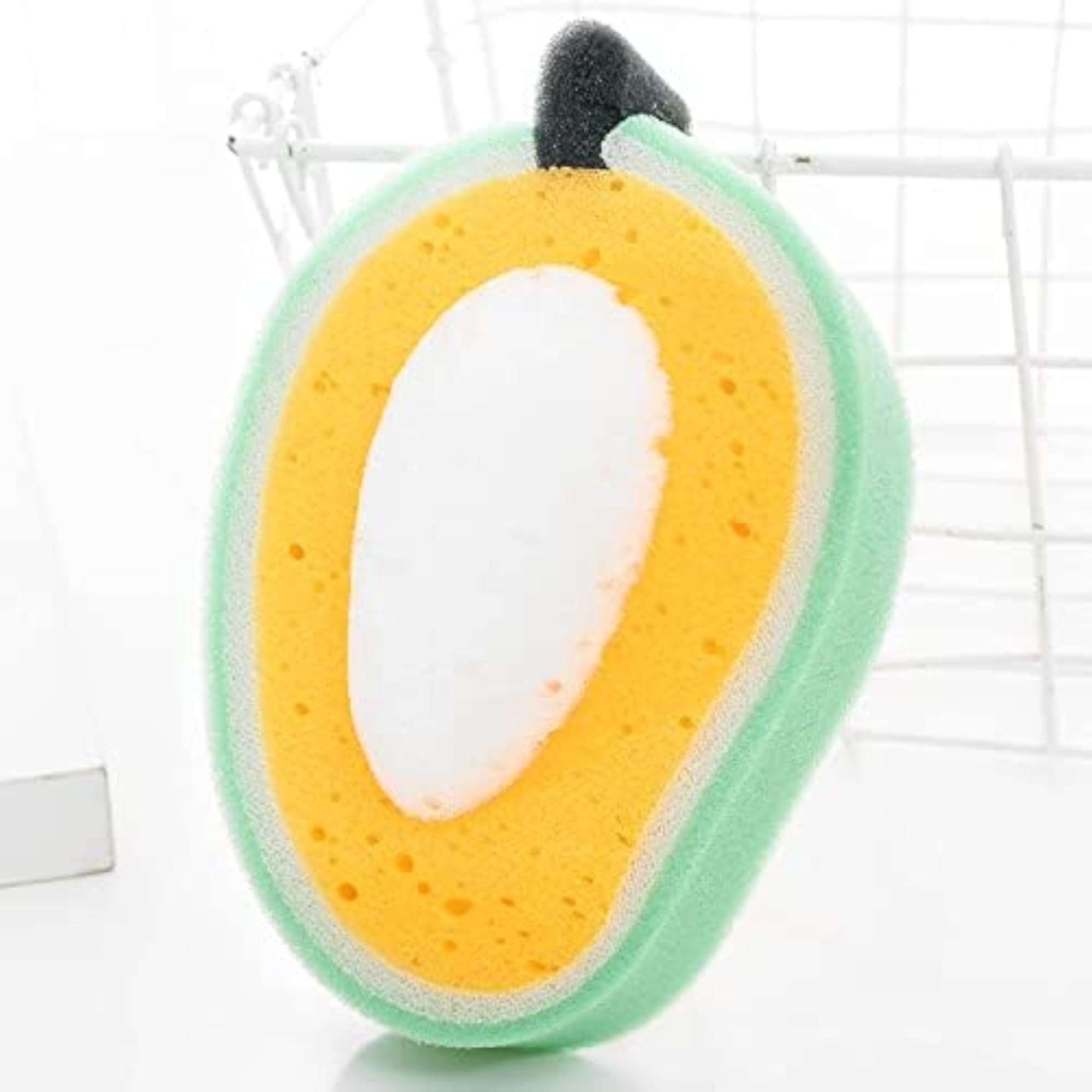 Soft Fruit Shape Bath Shower Sponge Baby Bath Flower Loofah