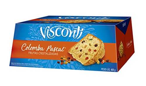 Colomba Pascal Frutas Cristalizadas 400g - Visconti