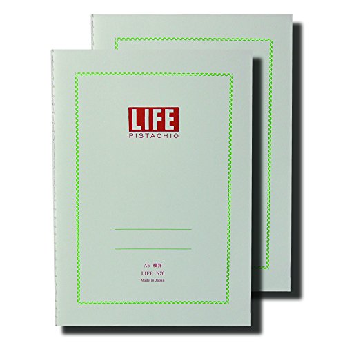 Cahiers lignés Life N76 avec couverture pistache et format A5 compact - 4
