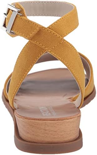 Kenneth Cole Reaction Women's Jolly Low Wedge Sandal, Marigold, 7 M US | Image 2