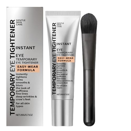 Serum Crema Ojos con, Con cepillo, Reduce las Ojeras y la Hinchazón, Fácil de Absorber, Apto Para Todo Tipo de Piel, 20g