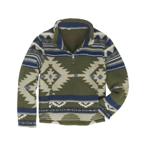 Wrangler Boy's Alpine 1/4 Zip Sherpa Pullover