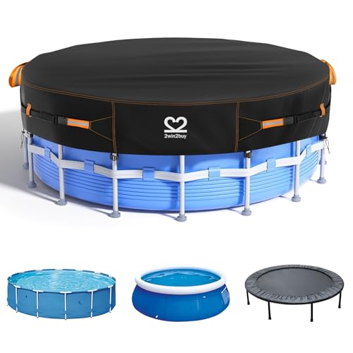 Cubierta solar redonda para piscina 12ft resistente miniatura 1