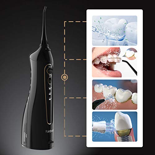 image for Cordless Water Flosser Oral Irrigator - Fairywill Professional Recharg