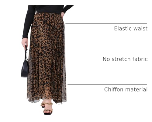 WDIRARA Women's Plus Size Leopard Print...