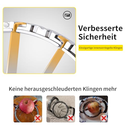 Apfelschneider Savorliving 4,72 Zoll mit 12 Klingen aus Edelstahl