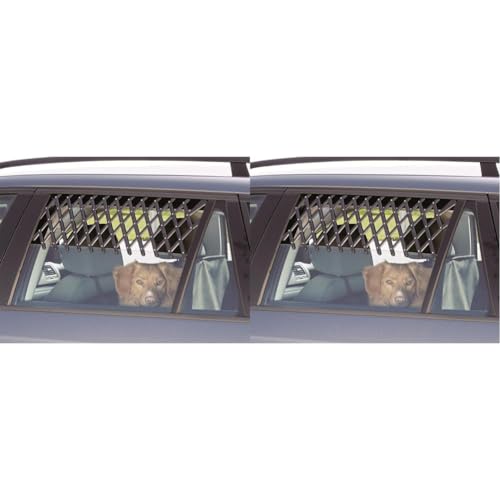 Trixie 13102 Auto-Abtrennung, faltbar, 33-110 cm, schwarz (Packung mit 2)