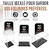 Vitrine Acrylique GOYAPRINT – Noire – 30x15x15 Cm – Pour Figurines