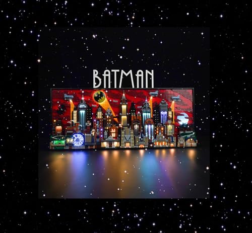 Brick Shine Kit de luces para Lego Batman: The Animated Series Gotham City76271 (Juego de LEGO no incluido) (Avanzado)