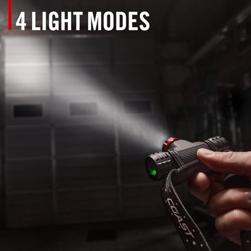 Coast XPH30R 1200 Lumen USB-C Rechargeable Headlamp with Twist Focus Beam and Magnetic Base, 4.37 oz. - Black - Image 5