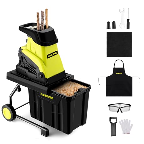 PHELEX PRO Wood Chipper Shredder, 15APM Cut...