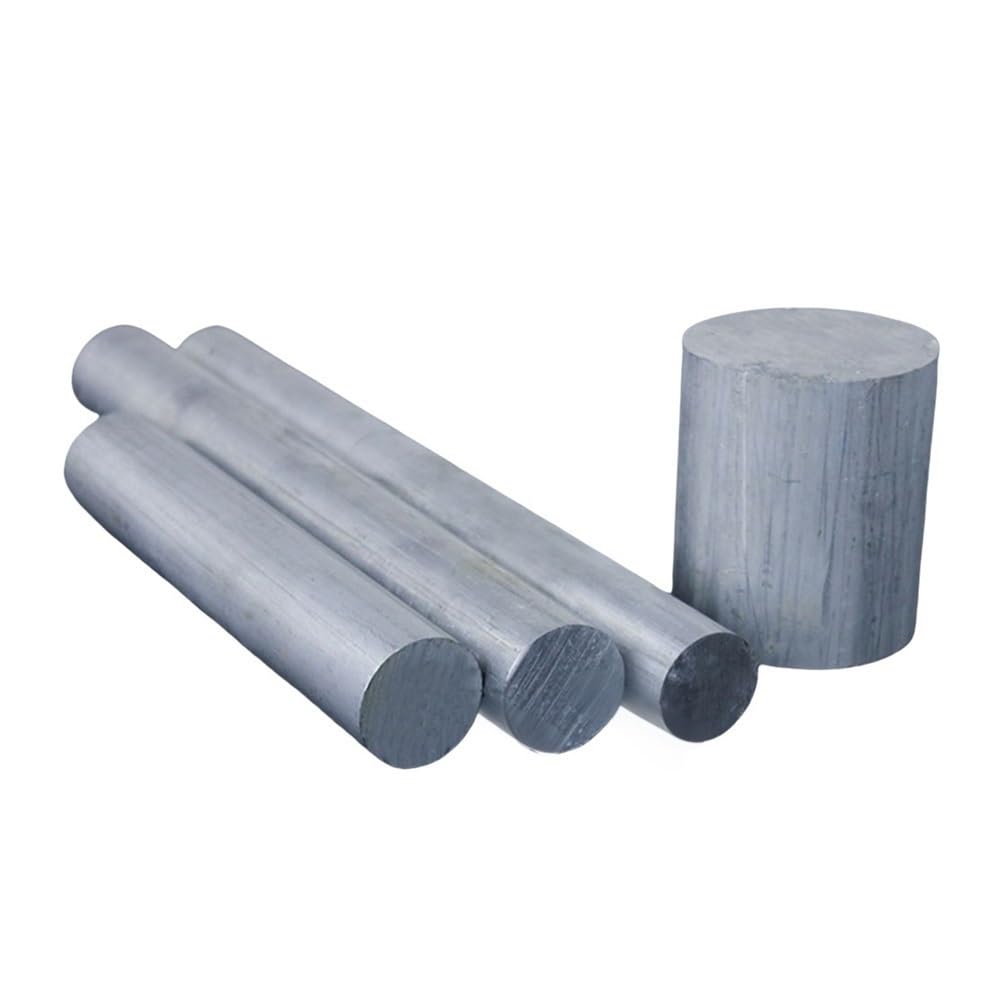 Pręt okrągły ze stopu aluminium przewodzący ciepło - średnica od 5 mm do 16 mm, 2 szt. Prętów z litego rdzenia do majsterkowania, długość 500 mm(6x500mm)