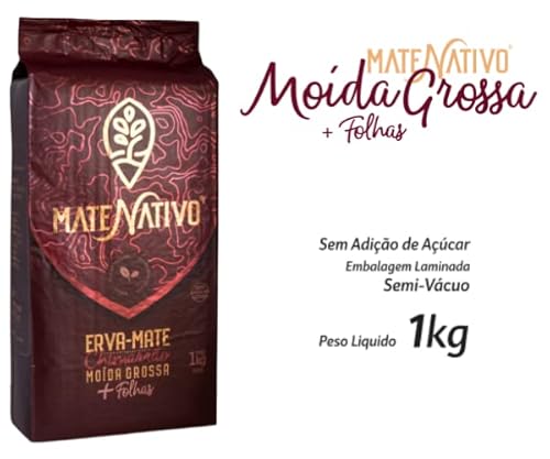 Kit 1 Cuia Ecológica Revestida De Alumínio E Bomba 1 Erva Chimarrão Mate Nativo Sabor Moída Grossa A