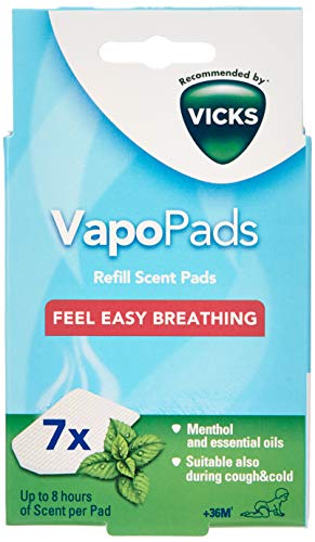 Vicks 4022167700858 VapoPads Mentol Tabletas de Esencia con aceites Esenciales (VH7)