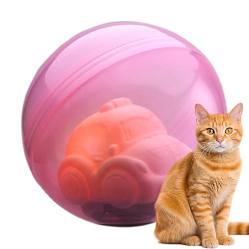 インタラクティブな猫のボールのおもちゃ、動くボール猫のおもちゃ - 自動猫のおもちゃボールインタラクティブ | ペット用品、屋内ゲームタートルカーのライト付きカメの車の形と運動のための音楽