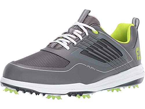 FootJoy Men's Fury Golf Shoes Grey 9 M, Charcoal, US
