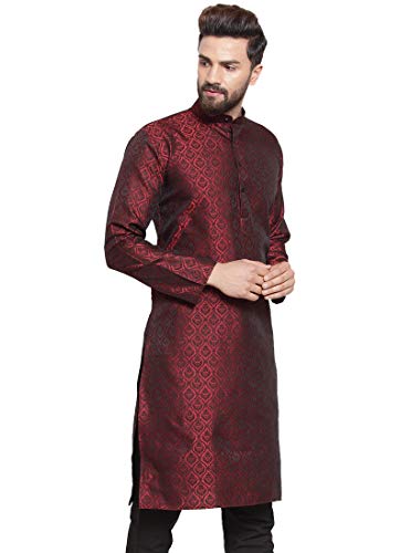 Image of Jompers Men's Silk Straight Kurta
