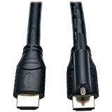 Tripp Lite High Speed HDMI Cable with Ethernet and Locking Connector, Ultra HD 4K x 2K, 24AWG (M/M), 10-ft. (P569-010-LOCK)