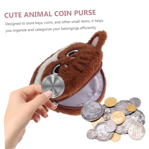 Adorable Cat Plush Coin Purse Kawaii Change Wallet for Boys Travel Friendly Pouch for Keys Lipstick Daily Essentials Soft Sturdy for Makeup Stationery Organization3
