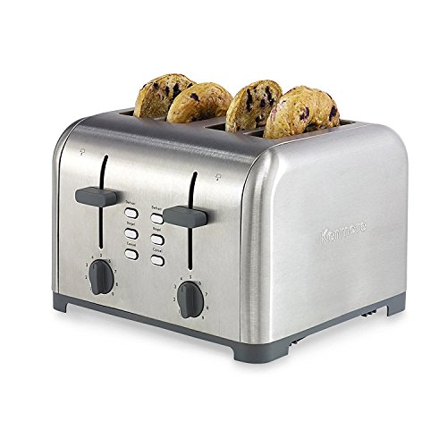 Kenmore 4-Slice Toaster for Fast (Stainless Steel)