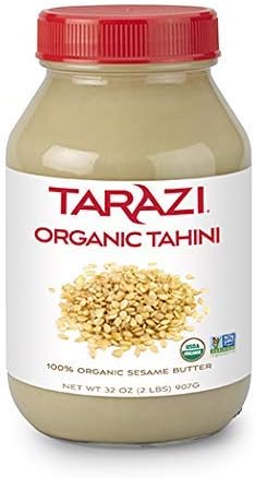 Tarazi Organic Tahini Sesame Butter | Tarazi 100% Organic Tahini Sesame Butter | Jar, 2 lbs