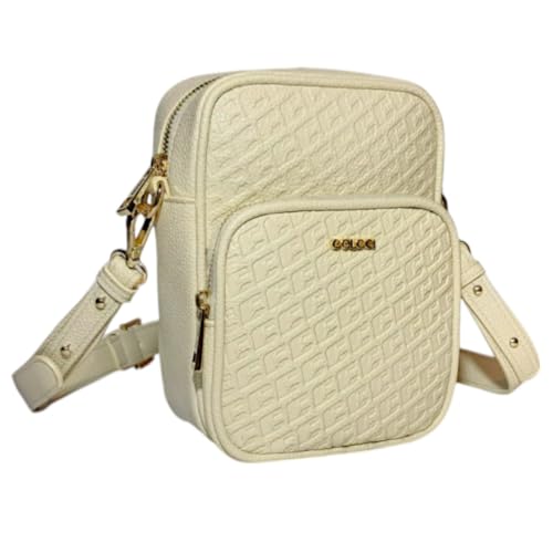 Bolsa Colcci Tiracolo Câmera Bag Com Monograma (Bege)
