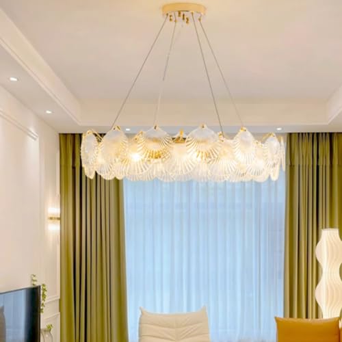 Lustre LED en cristal pour corriger l'éclairage des plafonds hauts