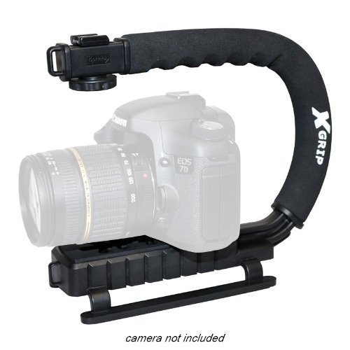 Opteka X-Grip Professional DSLR Digital Camera Stabilizing Action Video Support Hand Grip Handle Stabilizer Handheld Holder for Ricoh GXR GR A12 A16 P10 S10