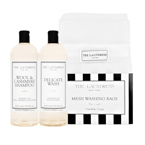 The Laundress Dry Clean Alternative Kit, Holiday Gift Set, Wash wool, cashmere, silk, lingerie and...