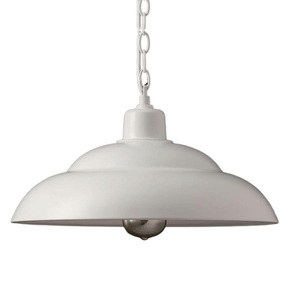 HYJAUSXB American Country Style Iron Pendant Light, Personalized Pot Lid-Shaped Hanging Lamp Lampshade, E27screw Single-Head Chandelier, Porch and Corridor Decoration Lighting Fixtures
