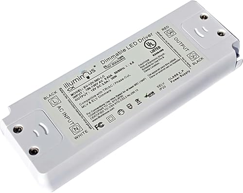 illuminous 12V 30W Dimmable DC LED Driver Transformer UL Approved
