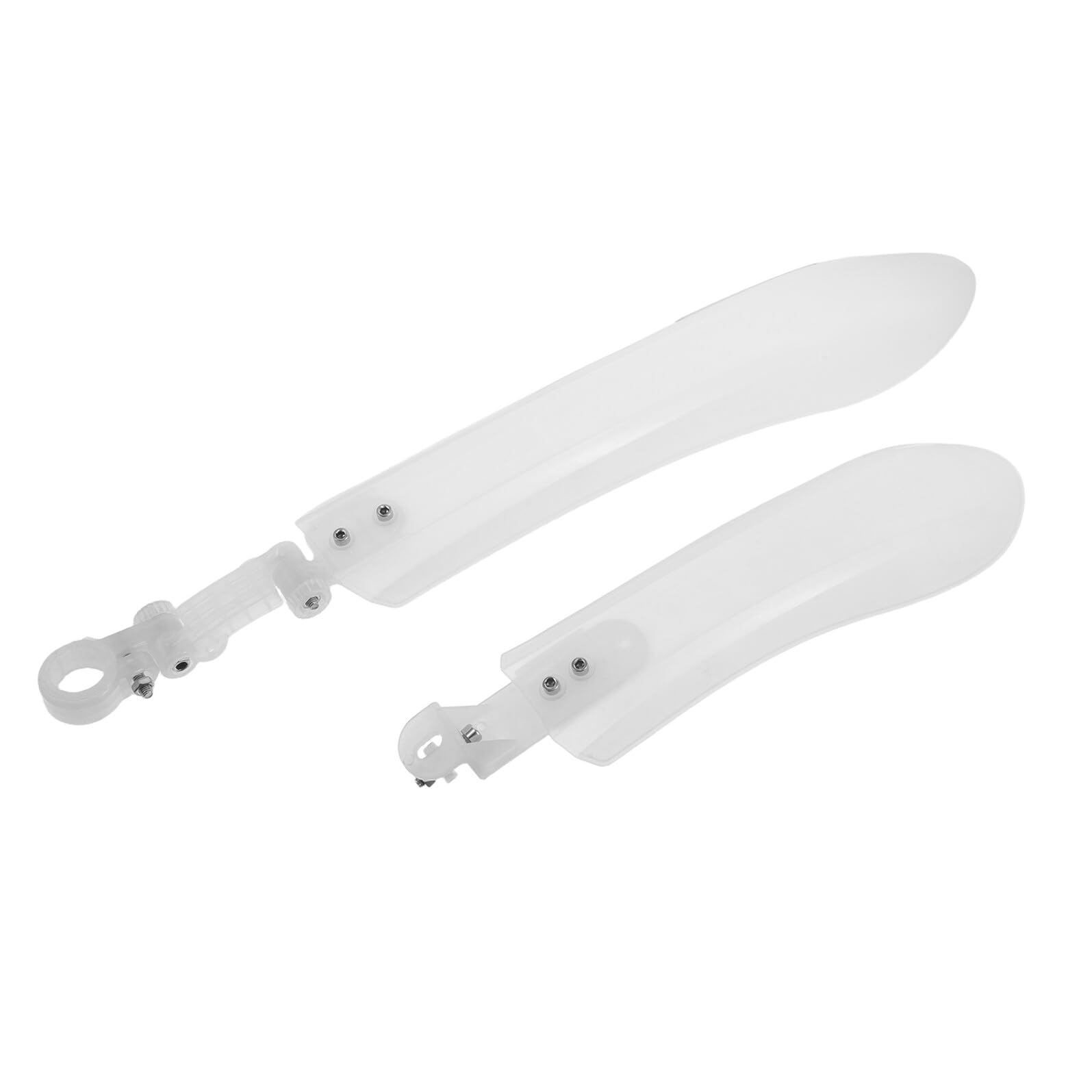 Guardabarros para Bicicleta de Plástico Luminoso, Delantero y Trasero, Resistente y Ligero, Compatible con Bicicletas de Montaña y Carretera, Protección contra Barro y Agua