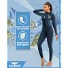 Seaskin Wetsuits for Mens Womens 2mm Front Zip Full Body Diving Suits