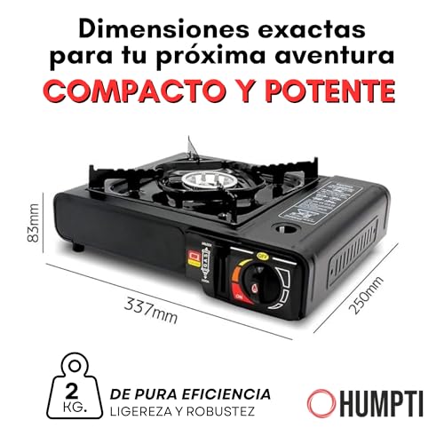 Miniatura 2 de Camping Gas Portatil Con Bombona, Pack Hornillo 4 Cartuchos, Hornillo Camping Gas Portátil, Cocinal, Infernillo, Fogareiro