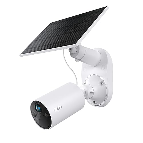 Image of Tapo C410 KIT Solar-Powered 2K 3MP Outdoor Security Camera Kit, 2.4 GHz Wi-Fi, Wireless, 6400mAh Non-Removable Battery, IP65, Color Night Vision, Motion Detection, 2-Way Audio, Alexa &Google Assistant