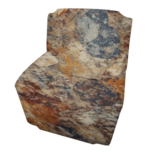 Housse de canapé simple imprimé granit en polyester matelassé protectrice