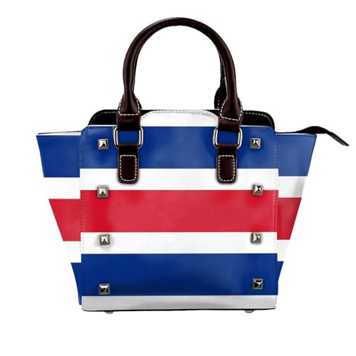 Sac à main Drapeau du Costa Rica petit sac bandoulière mode