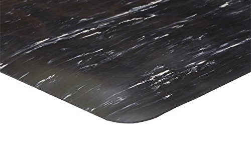 2' x 3' Anti Fatigue mat Marble 5/8 Thick. Black