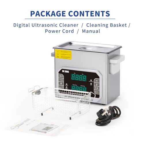 DK SONIC professionnel Nettoyeur à ultrasons Nettoyeur sonique 3L avec chauffage et panier pour prothèse dentaire, petites pièces métalliques, disque, circuit imprimé, outils de laboratoire, etc. - Les Beatles, Paul McCartney, John Lennon, RIngo Starr, George Harrison DK SONIC professionnel Nettoyeur à ultrasons Nettoyeur sonique 3L avec chauffage et panier pour prothèse dentaire, petites pièces métalliques, disque, circuit imprimé, outils de laboratoire, etc. – Image 6