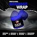 DXM SPORTS Boxing Hand Wraps Inner Gloves - 180 Inch Elasticated Thumb Loop Bandages - Kickboxing MMA Muay Thai Kickboxing Martial Arts Punching Training for Men Women (Blue)