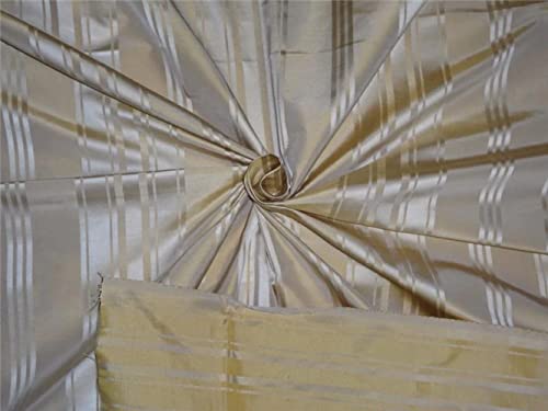 Soie satiné rayé réversible Dupion haut de gamme 137 cm pour haute couture écoresponsable DUPS39