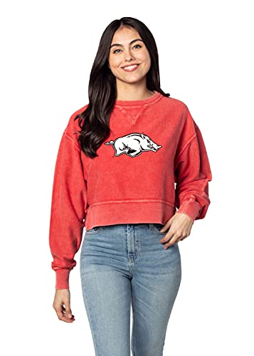 Image of chicka-d NCAA womens Corded Boxy Pullover