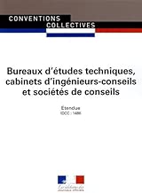 Download Bureaux d'études techniques, cabinets d'ingénieurs-conseils et sociétés de conseils - Convention collective nationale étendue 30e édition Janvier 2016 - Brochure n°3018 - IDCC : 1486 PDF