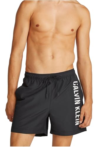 Calvin Klein Uomo Pantaloncino da Bagno Medium Drawstring con Coulisse,