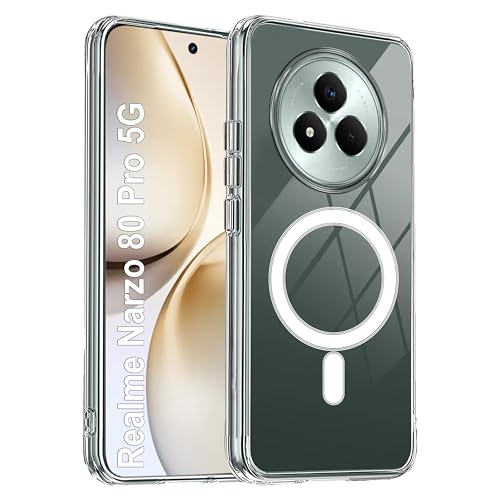 Image of Zapcase Back Case Cover for Realme Narzo 80 Pro 5G | Compatible for Realme Narzo 80 Pro 5G Back Cover | Scratch-Resistant Back Cover | Clear