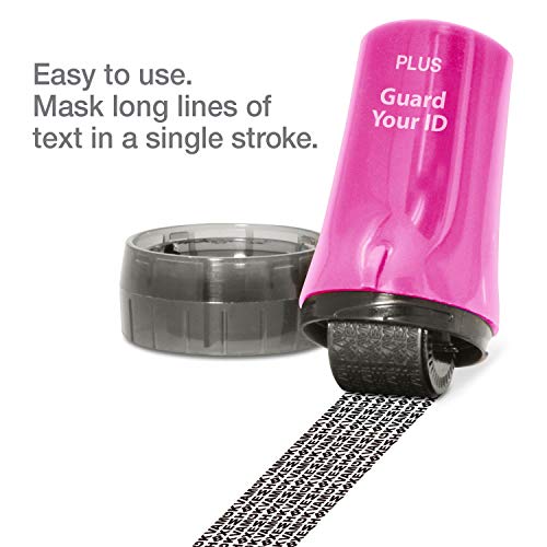 Image of Guard Your ID Advanced Security Roller 2.0 Identity Theft Prevention Stamping Pink